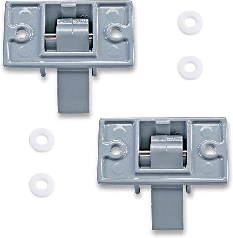 UYG for 3104653.005 RV Camper Trailer Bottom Mounting Bracket Awning Replacement Lower （Grey 2 pc - Image 2